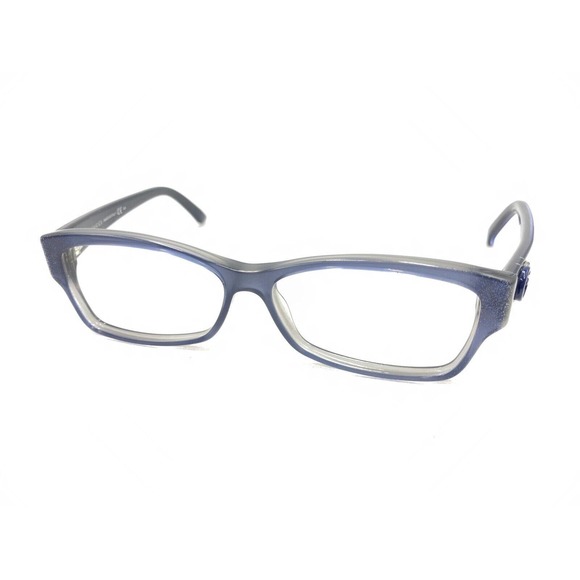 Gucci GG 3203 YHR Clear Blue Glitter Eyeglasses Frames 53-13 135 Italy Designer - Picture 8 of 12